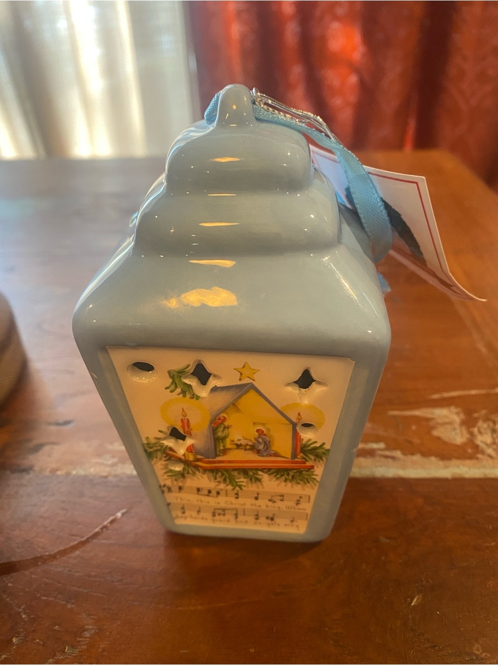 Lenox Spice Village Xmas Ornament-Lights Up
